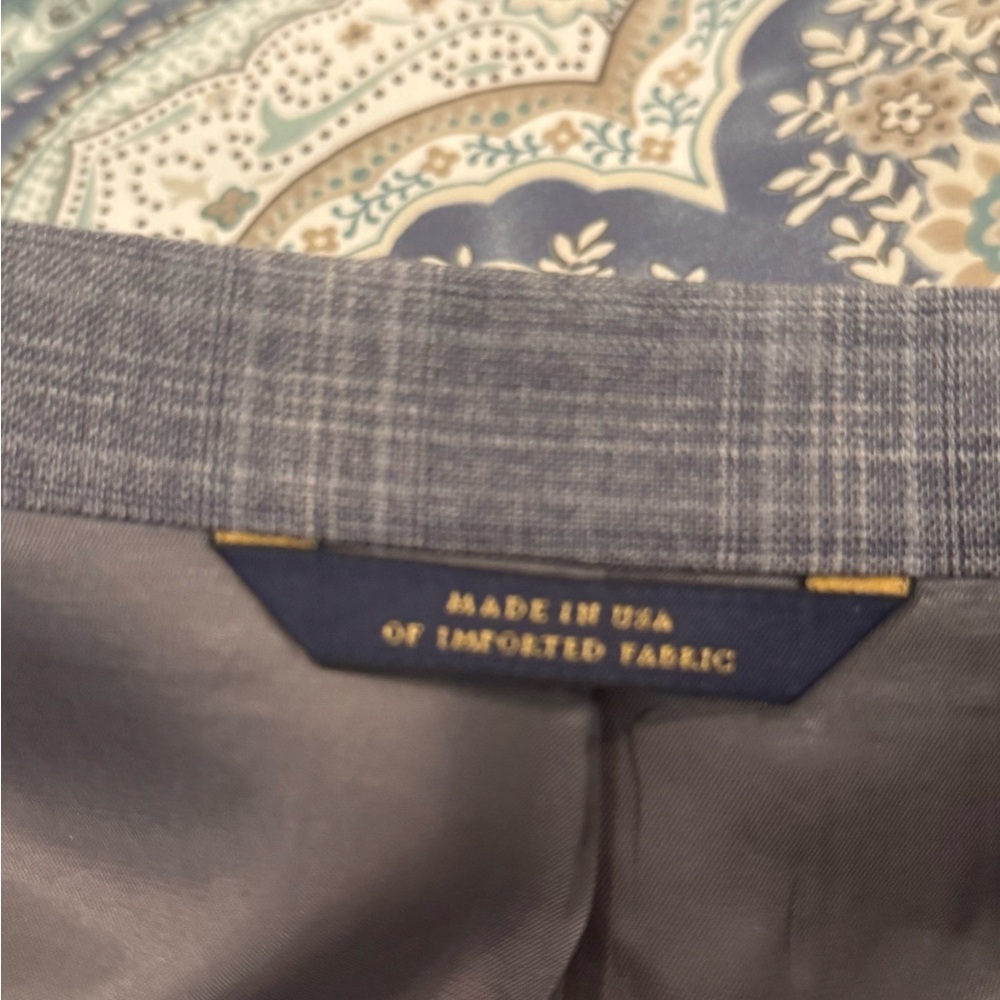 Brooks Brothers Charcoal Checkered Blazer - Picture 3 of 6